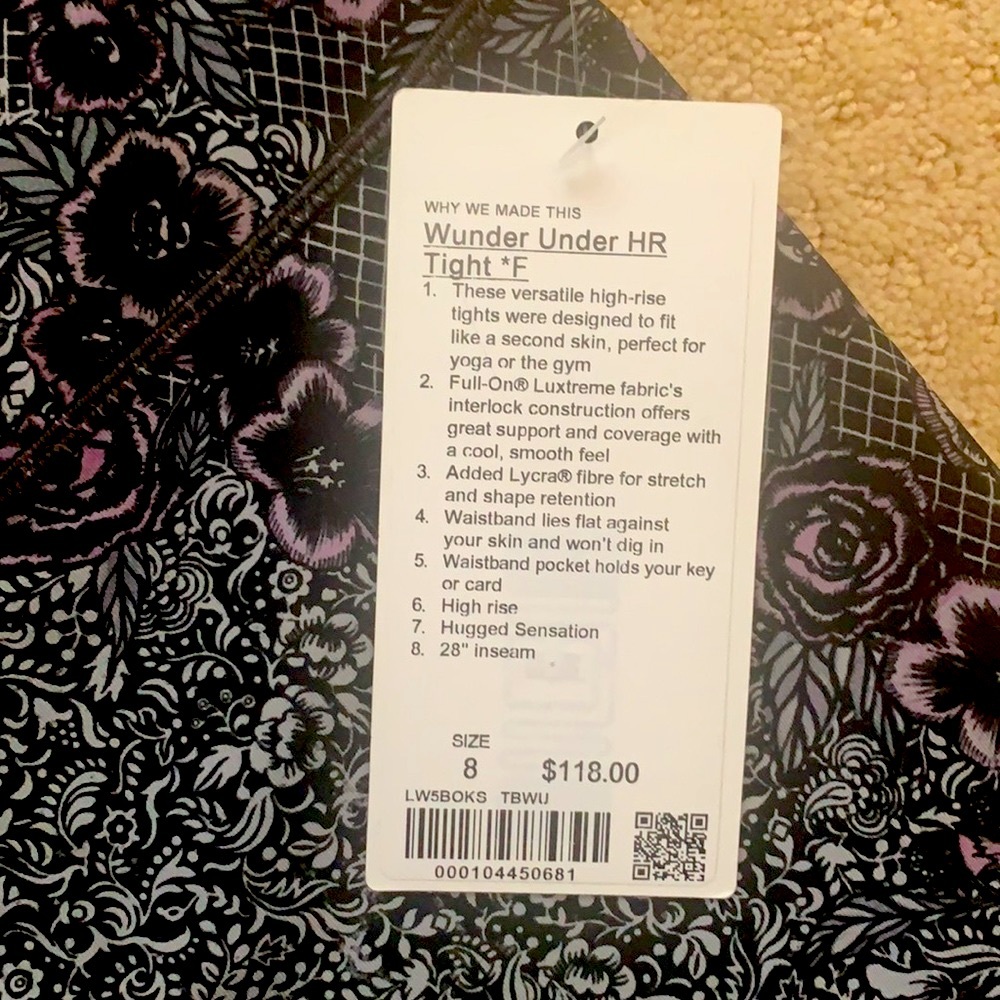 Lululemon Wunder Under high rise tight